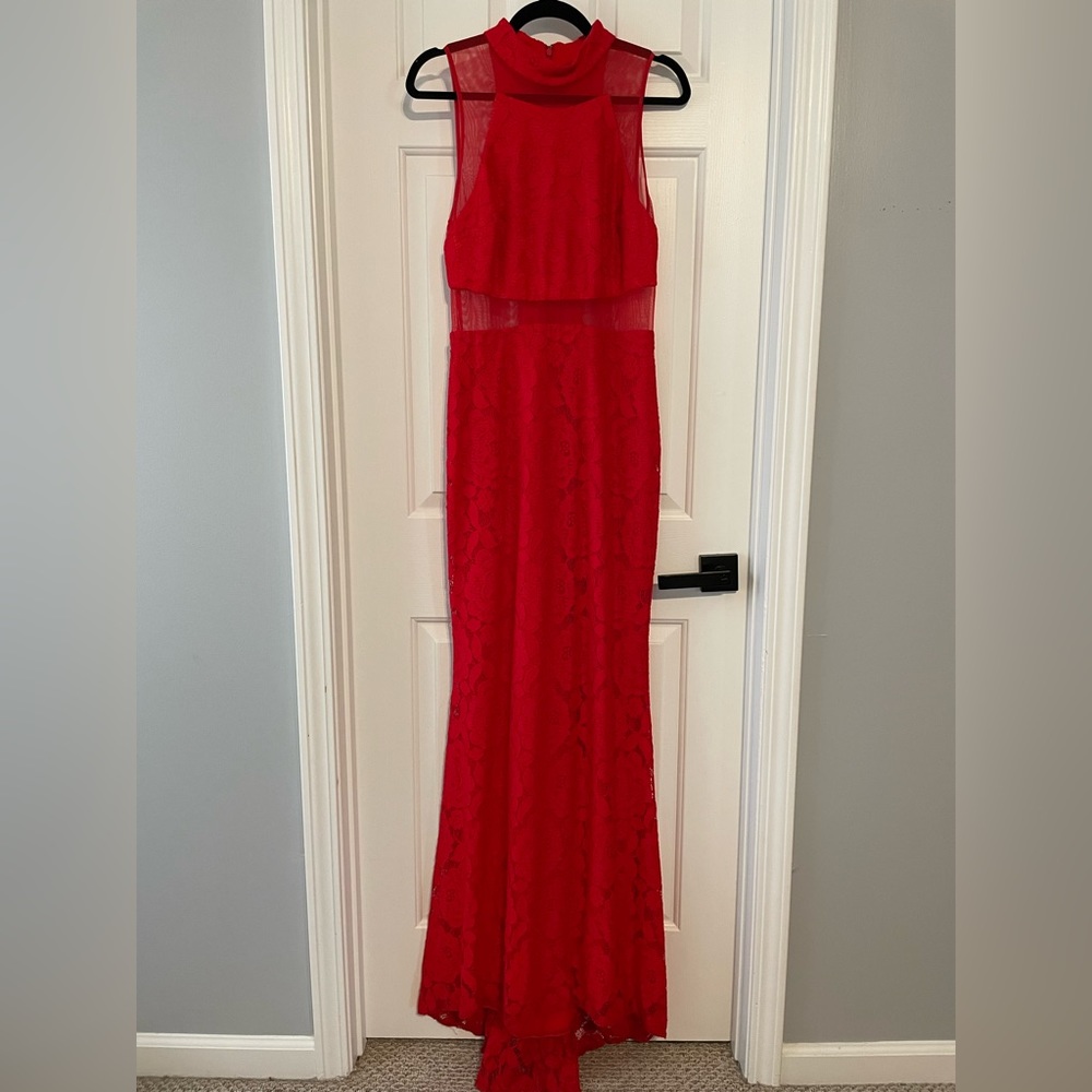 Red dress